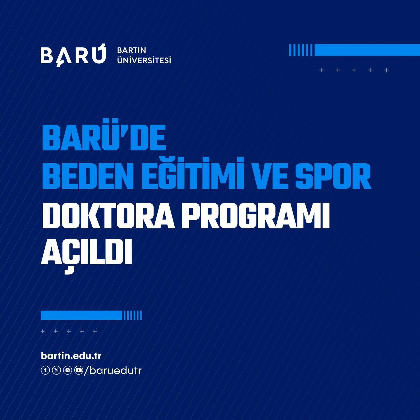 BARÜ’de Beden Eğitimi ve Spor doktora programı açıldı