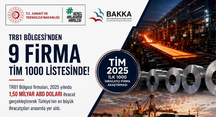 TİM İlk 1000 Listesinde Bartın’dan Tek Firma: O da Kocaeli Merkezli!